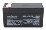 Акумуляторна батарея 12V 1,3Ah AGM LPM 12-1,3