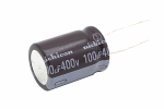 Конденсатор електролітичний 100 uF 400 V, 105°C, d18 h26