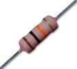 Резистор 2Вт, 620 Om (5%), d4.5 L11, (MF2W)