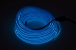 Світлодіодна стрічка El Wire Neon, синій, з кантом, 1m