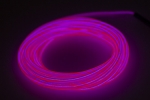 Світлодіодна стрічка El Wire Neon, рожевий, без канту, 1m