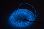 Світлодіодна стрічка El Wire Neon, синій, без канту, 1m