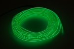 Світлодіодна стрічка El Wire Neon, зелений, без канту, 1m