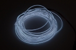 Світлодіодна стрічка El Wire Neon, білий, без канту, 1m