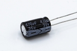 Конденсатор електролітичний 470 uF 35 V, 105°C, d10 h17