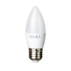 Світлодіодна лампа SIV-E27-C37-10W-4100K, 10W, E27, 4100K