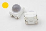 Світлодіод LED3528-PLCC-4-Y-ABAA,  ЖОВТИЙ 0,5W лінзований, на 4 ноги