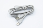 Кабель USB2.0, AM/АM, 2 метра, сірий