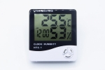 Цифровий термометр-гігрометр з годинником HTC-1 -50°C .. +70°C