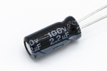 Конденсатор електролітичний 2,2 uF 100 V, 105C, d5 h11