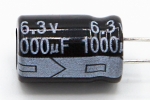 Конденсатор электролитический 1000 uF 6,3V, 105C, d8 h11,5