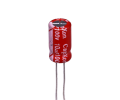 Конденсатор електролітичний 10 uF 100 V, 105C, d6,3 h11