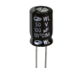Конденсатор електролітичний 100 uF 50 V, 105C, d8 h11,5