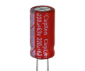 Конденсатор електролітичний 220 uF 63 V, 105C, d10 h20