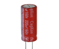 Конденсатор електролітичний 220 uF 160 V, 105C, d16 h35,5