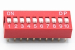 DIP перемикач DS-10 (SWD1-10)