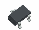 Транзистор біполярний SMD BC847B, NPN, 45V 0.1A, корпус: SOT-23