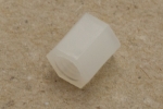 Стойка дистанционная М3х6 FF пластик, двусторонняя внутренняя резьба