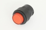 Кнопка R16-503AD ЧЕРВОНА з фіксацією, з підсвіткою LED 3VDC