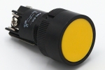 Кнопка на корпус XB2-EH155, ``потай`` желтая