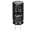 Конденсатор електролітичний 470 uF 100 V, 105C, d16 h31,5