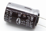 Конденсатор электролитический 1000 uF 25 V, 105C, d12,5 h20