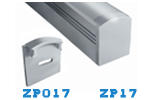 Комплект заглушек для профілю LPS17, ZP17 і ZPO17