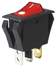 Вмикач KCD3-101N-2C, 32x16 (28x13,5) мм (для мережевих фільтрів)