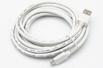 Кабель USB- iPhone (Lightning) білий 3метра