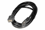 Шнур HDMI, штекер-штекер, версія: 1.4, 2м, чорний