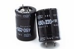 Конденсатор електролітичний 220 uF 450 V 105°C d25 h35