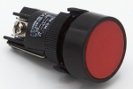 Кнопка на корпус XB2-EH145, ``потай`` червона