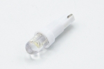 Автомобільна світлодіодна лампочка T5, 1Led 5mm, білий холодний