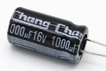 Конденсатор электролитический 1000 uF 16 V, 105°C,  d10 h15