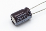 Конденсатор електролітичний 100 uF 35 V, 105C, d8 h12