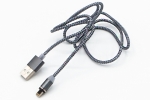 Кабель USB2.0- iPhone (Lightning) магнітний роз'єм 2А 1метр