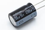 Конденсатор електролітичний 4700 uF 16 V, 105C, d16 h26