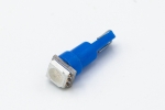 Автомобільна світлодіодна лампочка T5, 5050-1SMD, синя