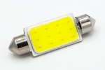 Автомобільна світлодіодна лампочка COB 41mm, 12SMD, білий холодний