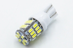 Автомобильная светодиодная лампочка T10-3014-30SMD, белый холодный
